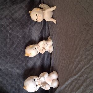 Vintage Lefton Kewoie Baby's Set Of 3